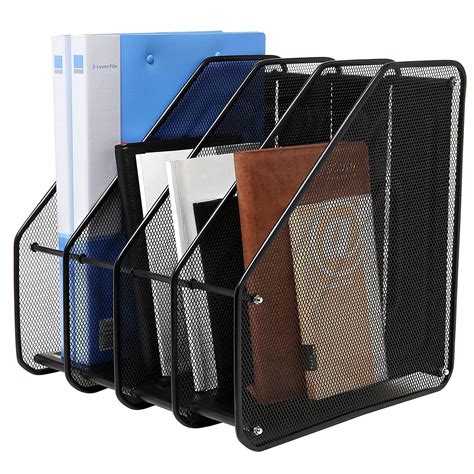 desktop metal file holder bracket holder|metal free standing file organizer.